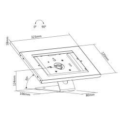 Maclean Tablet Wall Mount...