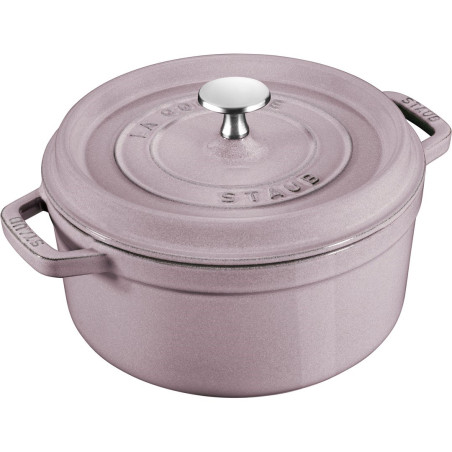 Staub Round Cast Iron Pot - 2.2 ltr, Cherry Blossom