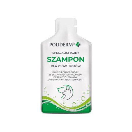 JM SANTE Poliderm - shampoo for dog and cat - 15 ml