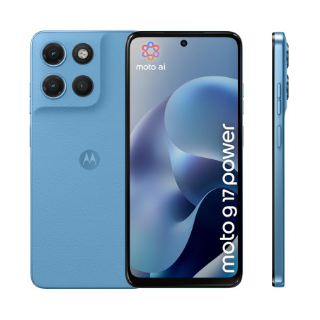Motorola moto g17 power 17.1 cm (6.72") Hybrid Dual SIM Android 15 USB Type-C 8 GB 256 GB 6000 mAh Blue