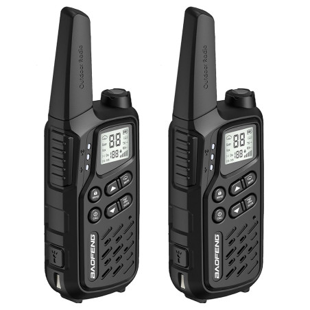 Walkie-Talkie Baofeng BF-T25E Black, 2 pieces