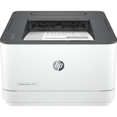 HP LaserJet Pro 3002dn Printer, Black and white, Printer for Small medium business, Print, Dualband Wi-Fi; Strong Security; Energy Efficient; Fast first page out speeds; Two-sided printing; Roam