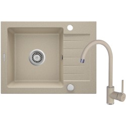 Granite sink with 1-bowl...