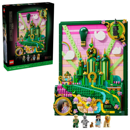 LEGO WICKED 75685 Emerald City Wall Art