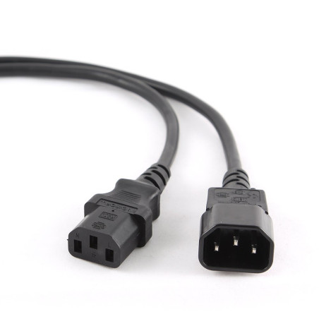 Gembird PC-189 power cable Black C14 coupler