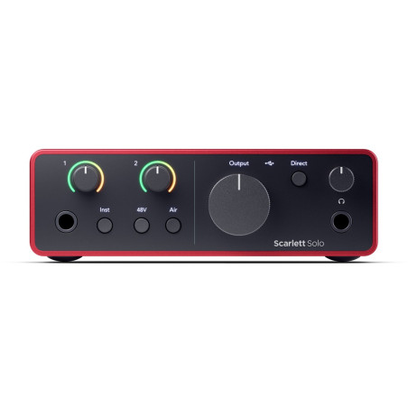 Focusrite Scarlett Solo 4th Gen - 2-channel audio interface