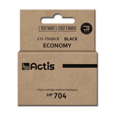 Actis KH-704BKR Ink (replacement HP 704 CN692AE; Standard; 15 ml; black)