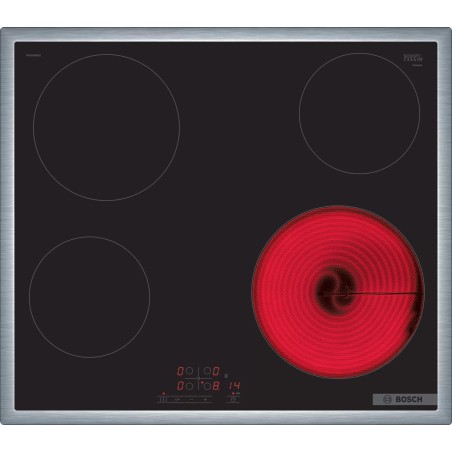 Bosch Serie 4 PKE645BB2E Hob Black Built-in Ceramic 4 zone(s)