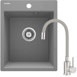 Granite sink with 1-bowl...