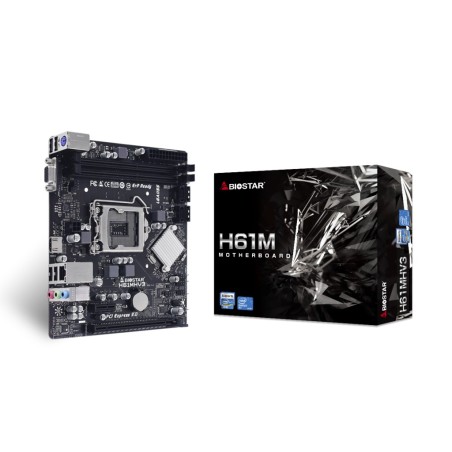 Biostar H61MHV3 motherboard Intel® H61 LGA 1155 (Socket H2) micro ATX