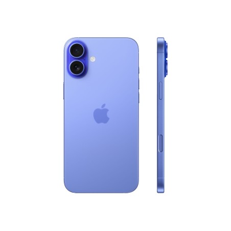 Apple iPhone 16 Plus | Ultramarine | 6.7 " | Super Retina XDR | 2796 x 1290 pixels | A18 | Internal RAM 8 GB | 128 GB | Dual SIM | 4G | 5G | Main camera resolution 48+12 MP | Secondary camera resolution 12 MP | iOS | 18