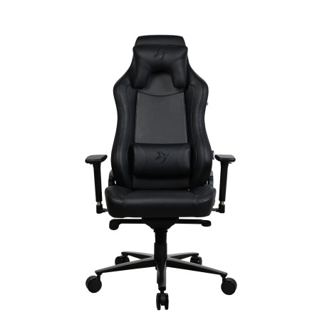 Arozzi Frame material: Metal; Wheel base: Aluminium; Upholstery: Soft PU | Gaming Chairs | Vernazza SoftPU | Pure Black