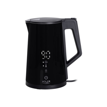 Adler | Kettle | AD 1345b | Electric | 2200 W | 1.7 L | Stainless steel | 360° rotational base | Black