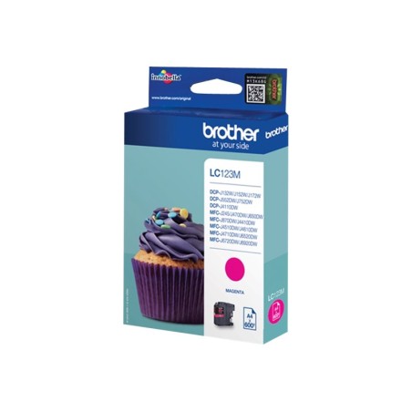 BROTHER LC-123M TONER MAGENTA 600P