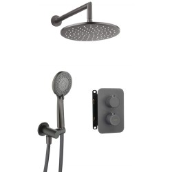 Concealed shower set with...