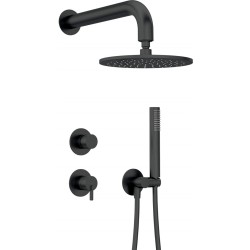 Concealed shower set with...