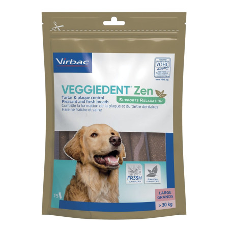 VIBRAC Veggiedent Fresh L - dog treat - 500g