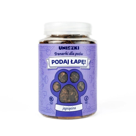 UNISZKI Podaj łapę Lamb - dog treat - 150g