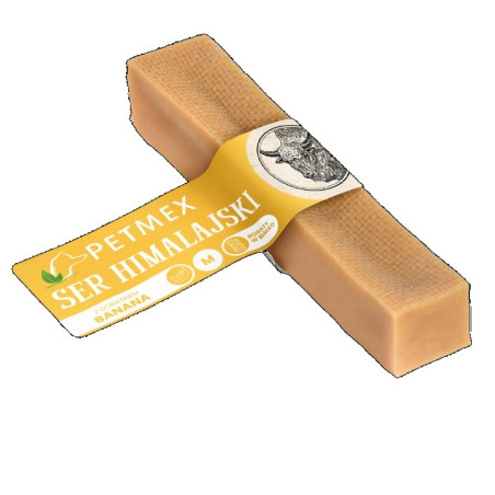 PETMEX Himalayan cheese with banana M - dog treat - 80g