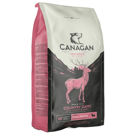 CANAGAN Country Game duck, venison and rabbit – Small Breeds – dry dog food – 6kg