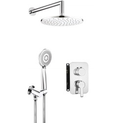 Concealed shower set with...