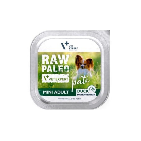 VETEXPERT Raw Paleo Pâte Mini Adult Duck - wet dog food - 150g