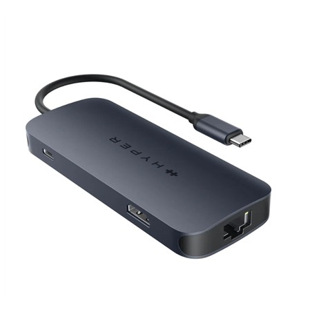 Hyper | HyperDrive Next 8 Port USB-C Hub, 140W | Ethernet LAN (RJ-45) ports 1 | HDMI ports quantity 1
