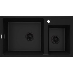 2-bowl granite sink