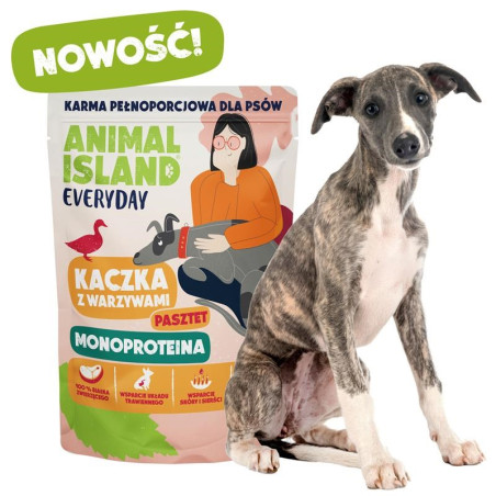 ANIMAL ISLAND Everyday Monoprotein Duck - wet dog food - 300g