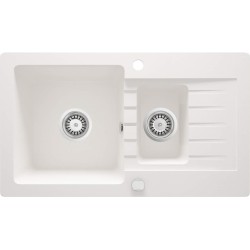 1.5-bowl granite sink with...