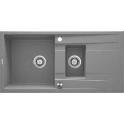 1.5-bowl granite sink with...