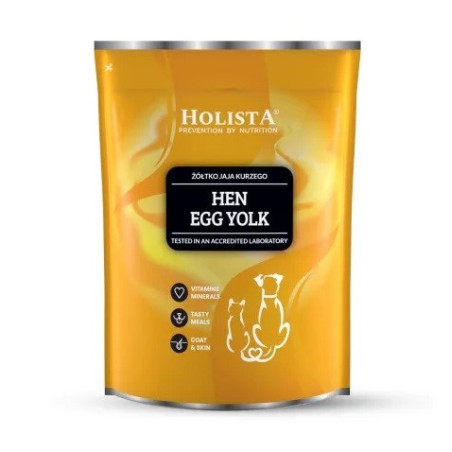 HOLISTA Hen egg yolk - supplements for dogs and cats - 500g