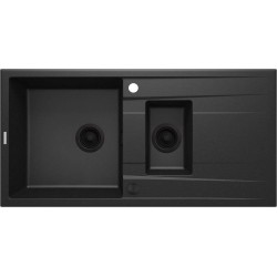 1.5-bowl granite sink with...