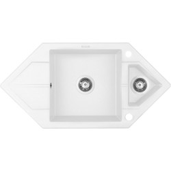 1.5-bowl granite sink with...