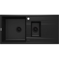 1.5-bowl granite sink with...