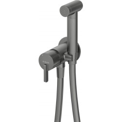 Concealed bidet mixer with...