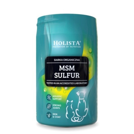 HOLISTA MSM Sulfur - supplements for dogs and cats - 250g