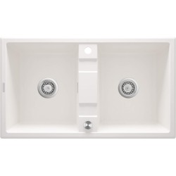 2-bowl granite sink