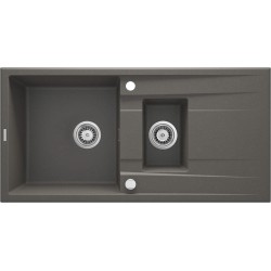 1.5-bowl granite sink with...