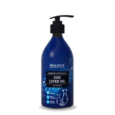 HOLISTA Cod liver oil - supplements for dogs and cats - 500ml