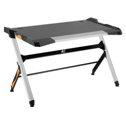 Gaming desk black large RGB...