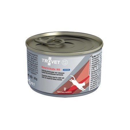 TROVET Renal & Oxalate RID Chicken - wet cat food - 100g