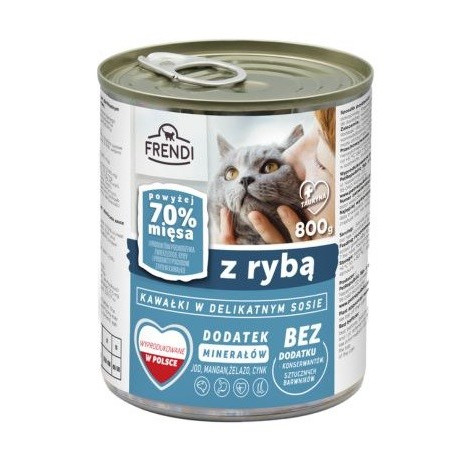 FRENDI with fish - wet cat food - 800g