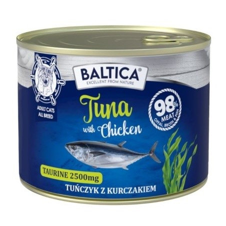 BALTICA Excellent Tuna with chicken - wet cat food - 185g