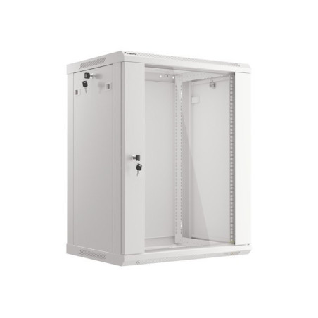 Lanberg WF01-6415-10S rack cabinet 15U Wall mounted rack Grey