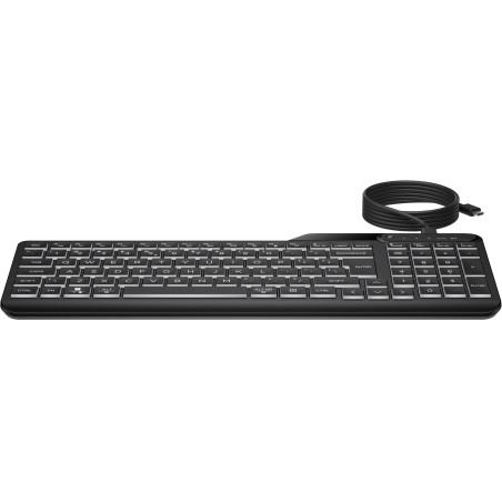 HP 400 Backlit Wired Keyboard