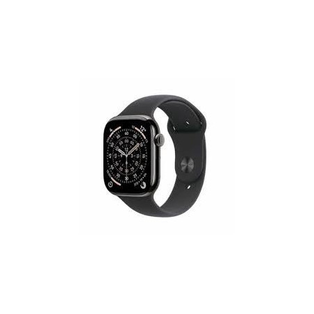 Apple Watch Series 11Â GPS + Cellular 42mmÂ Natural Titanium Case with Stone Grey Sport Band - S/M