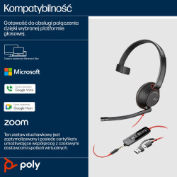 HP Poly Blackwire 5210...