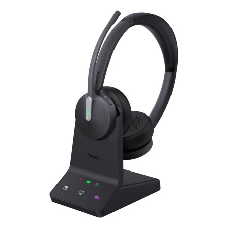 Yealink WH64 Dual UC Headset Wireless Head-band Office/Call center USB Type-C Bluetooth Black