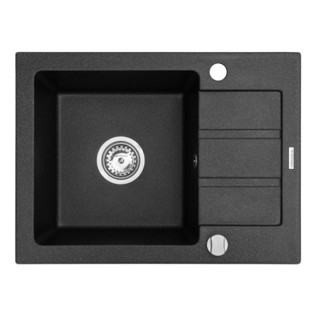 One-bowl sink with draining board Maidsinks Promo 62x44 1B 1D E070053701